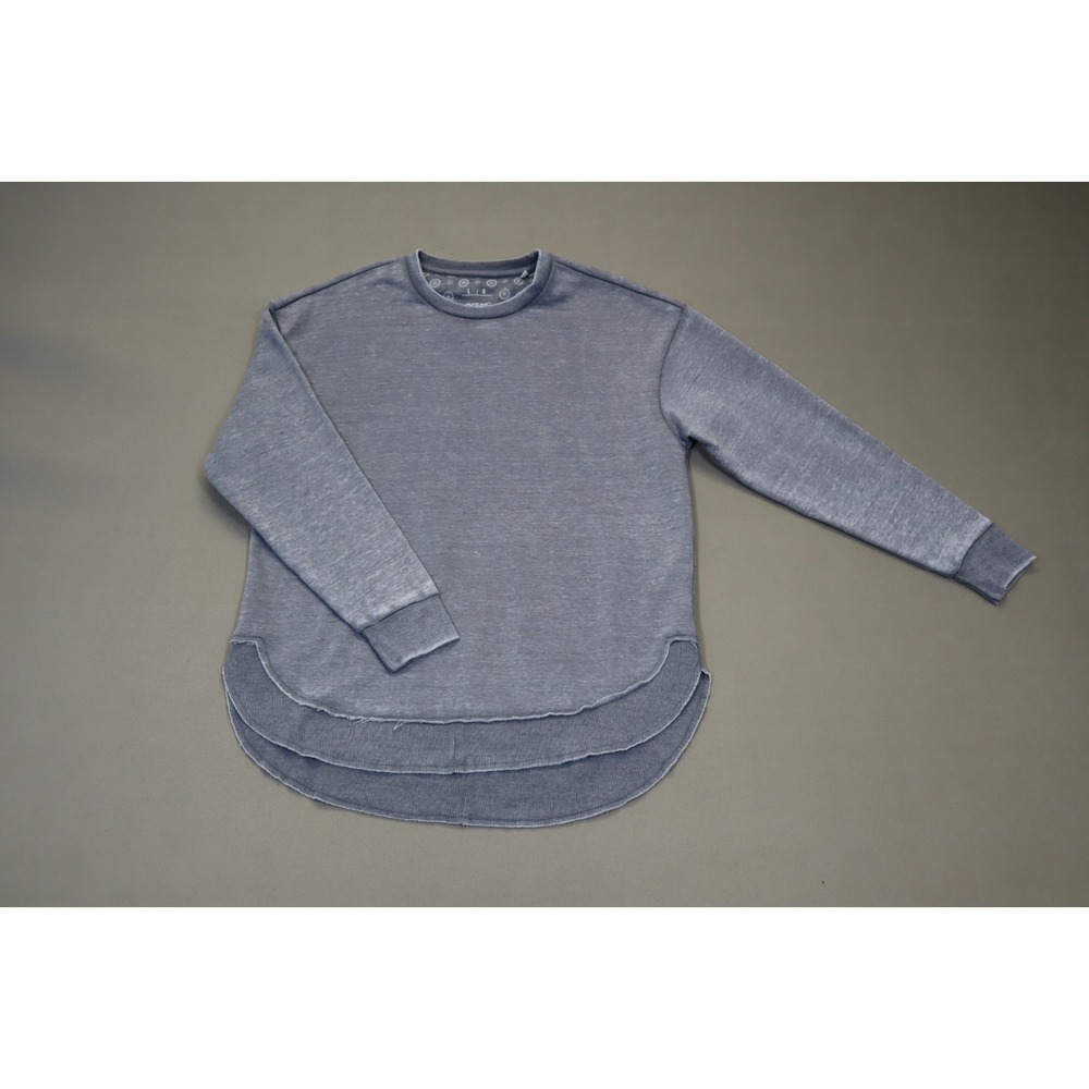 Royce Women's Grey Fleece Lined Pullover Poncho Size L